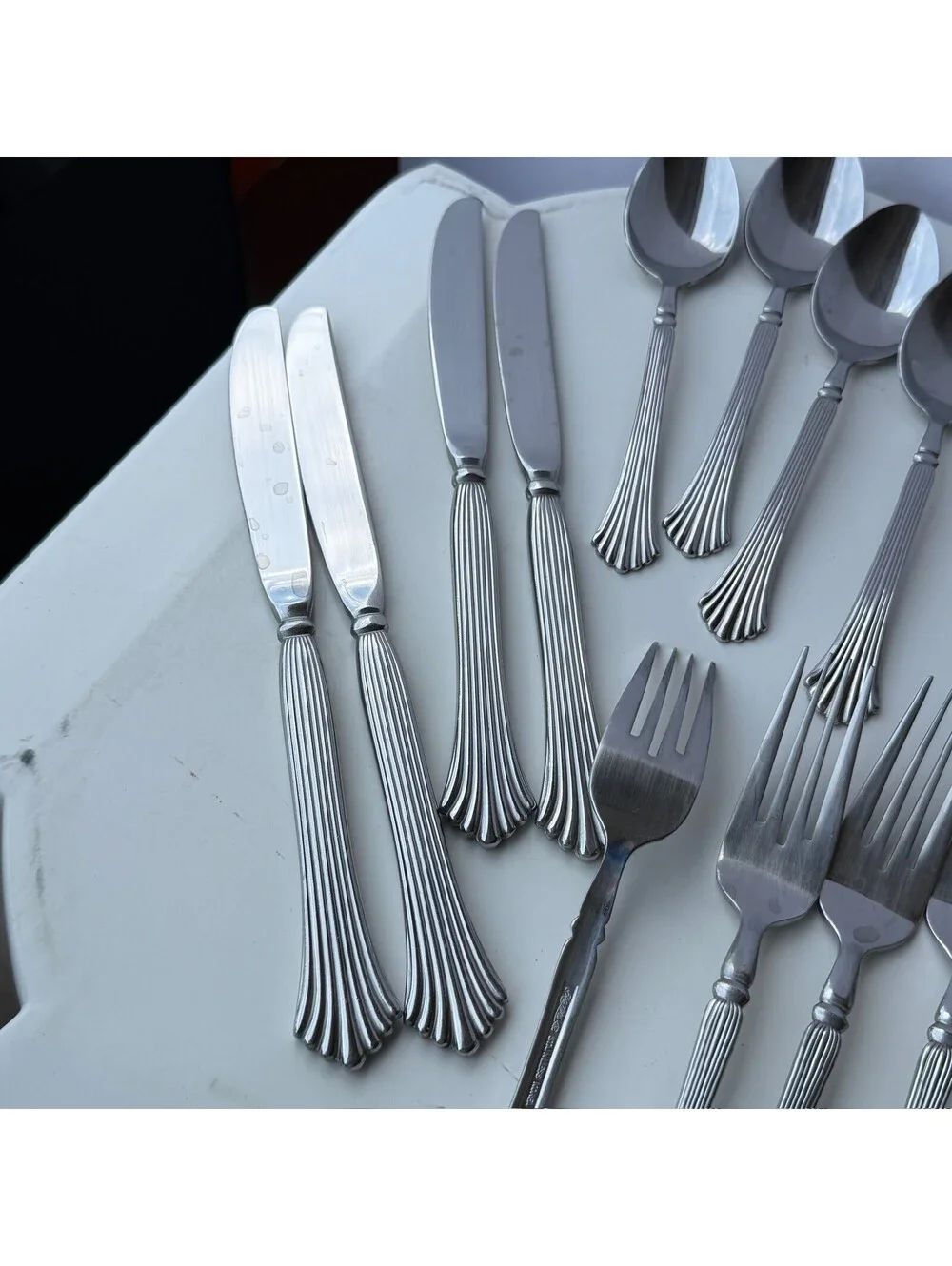 Vintage Noritake Thai‎ Airways Flatware Lot Sherlock Holmes Spoon B-9